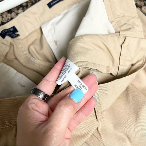 J Crew Flex Straight Chino Pants Mens Khaki Size 36x30 - Picture 5 of 6